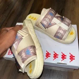 Kappa size 9 slides comes with box New Kappa 222 Banda Adam 9 Slides Sandals Mens Size 5 Red  main image 3